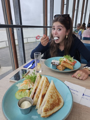 Lekker eten op de pier in Blankenberge