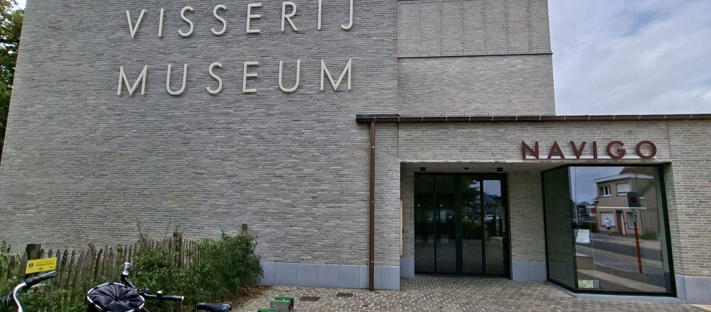De ingang van Navigo Visserijmuseum